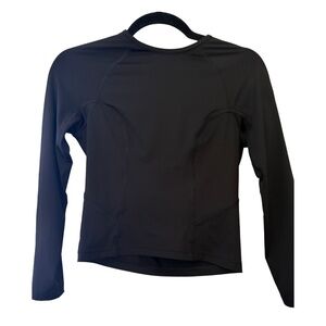 Balenciaga Women's Black 3B Sports Icon Fitted Long Sleeve Top Size XS